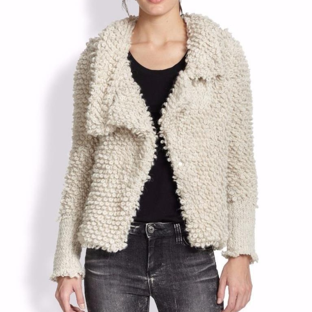 new without tags IRO Caty Sweater Jacket size 34